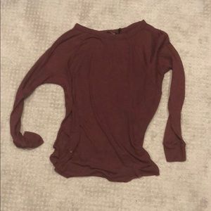 Urban outfitters thermal burgundy new top